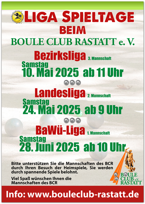 Ligaspiele BCR 2025